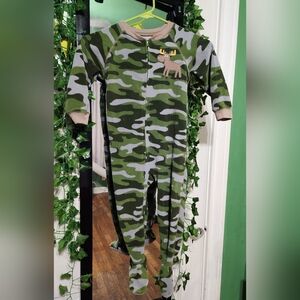 Carter's Camo Moose Footie Pajamas